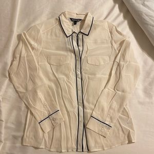 100% pure silk blouse from Express size small